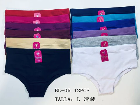 DOCENA DE CALZON PERUANO UNICOLOR 