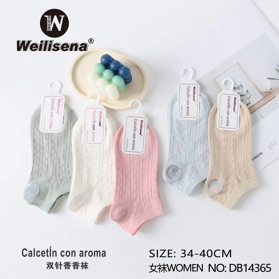 DOCENA DE CALCETA DE AROMA PARA MUJER 1