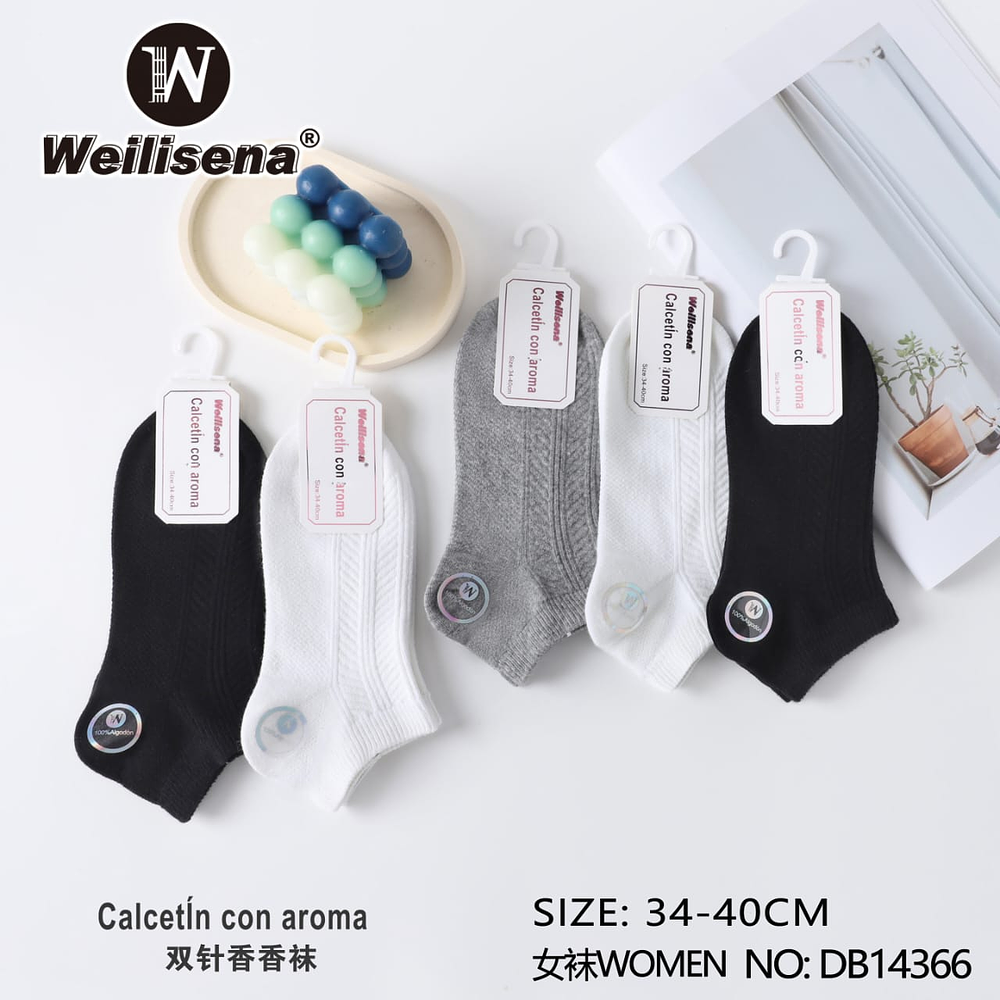 DOCENA DE CALCETIN CON AROMA PARA MUJER