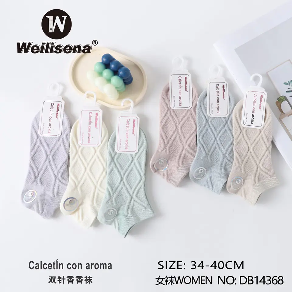 DOCENA DE CALCETIN CON AROMA PARA MUJER 1