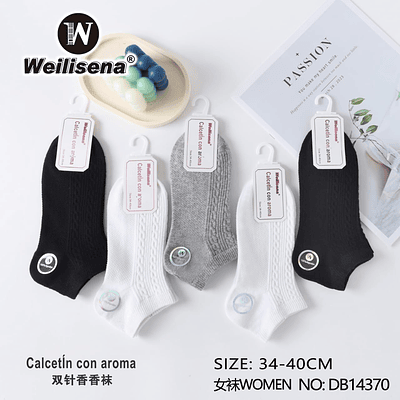 DOCENA DE CALCETIN CON AROMA PARA MUJER