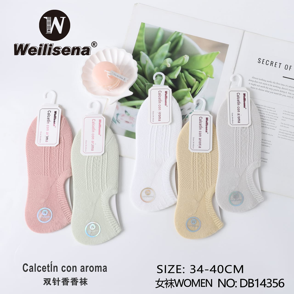 DOCENA DE CALCETIN CON AROMA PARA MUJER