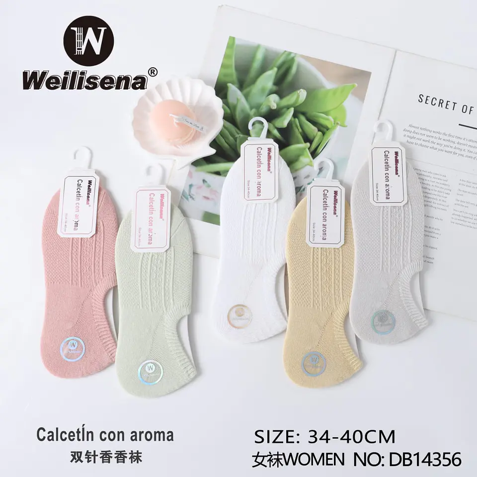 DOCENA DE CALCETIN CON AROMA PARA MUJER 1