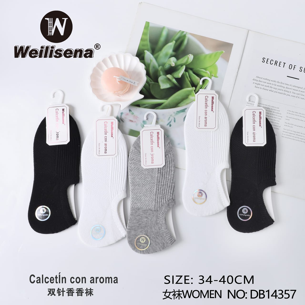 DOCENA DE CALCETIN CON AROMA PARA MUJER