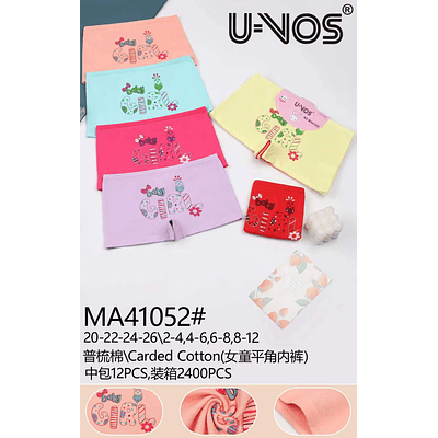 CALZONCILLOS PARA NIÑAS DE ALGODON