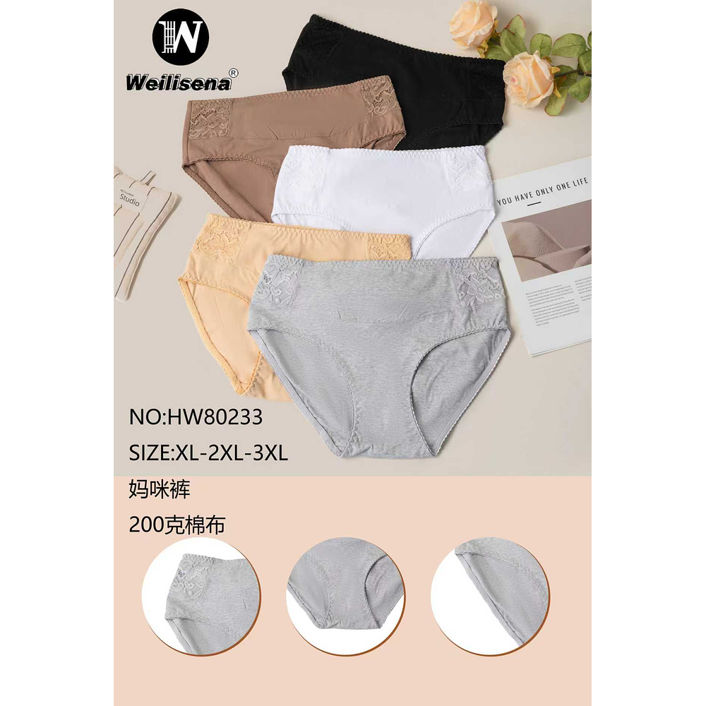 CALZON DE ALGODON  PARA DAMA