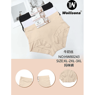 CALZON DE ALGODON TIRO ALTO  PARA DAMA