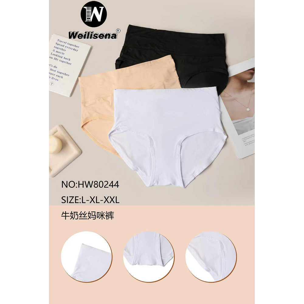 CALZON DE ALGODON TIRO ALTO  PARA DAMA