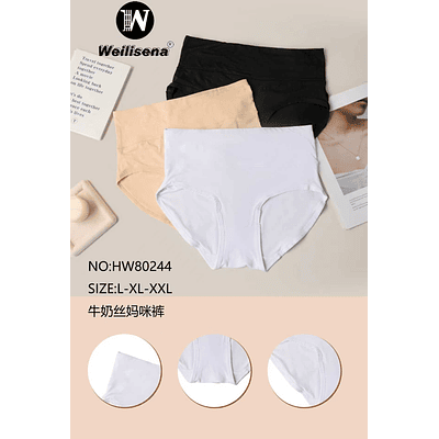 CALZON DE ALGODON TIRO ALTO  PARA DAMA