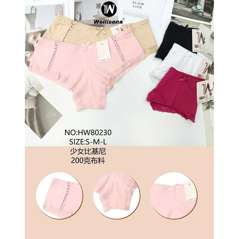 CALZON DE ALGODON  PARA DAMA