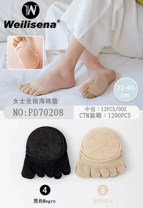 ALMOHADILLA DE ESPONJA DE DEDO COMPLETO PARA MUJER