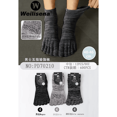 CALCETINES CON DEDITOS Y ANTIDESLIZANTE PARA CABALLERO