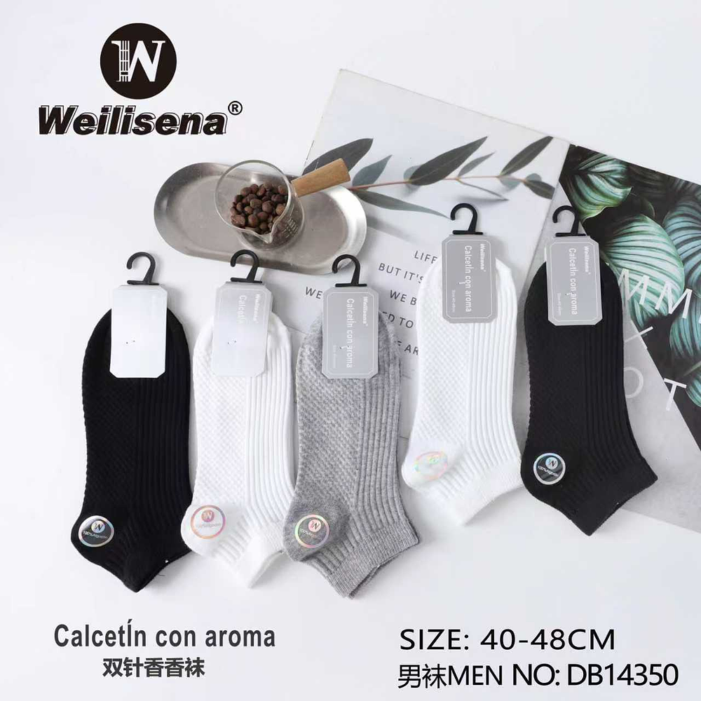 DOCENA DE CALCETIN CON AROMA PARA CABALLERO