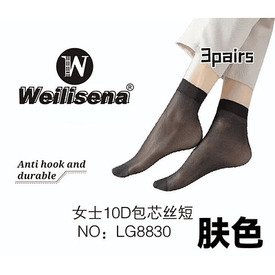 CALCETINES NEGROS DE MUJER