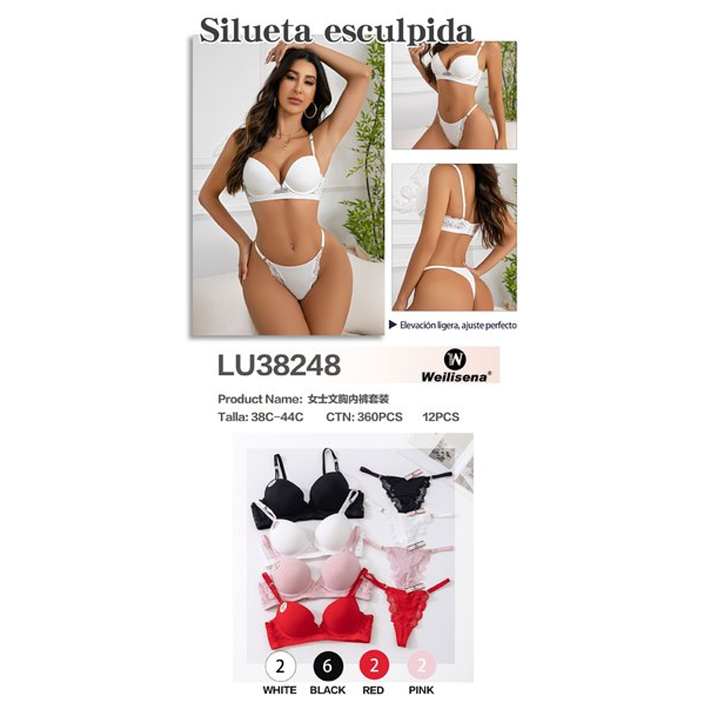 Conjunto de ropa interior en Copa C