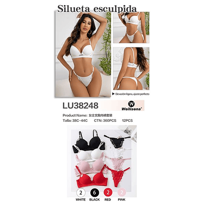 Conjunto de ropa interior en Copa C