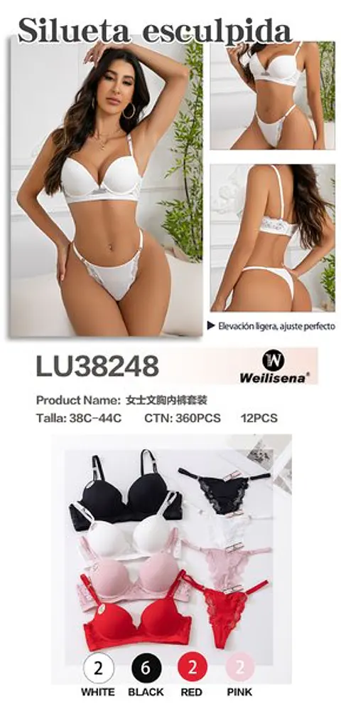 Conjunto de ropa interior en Copa C