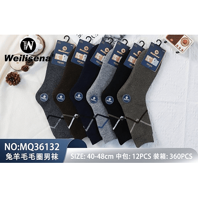 Tripack calcetines de paño de caballero