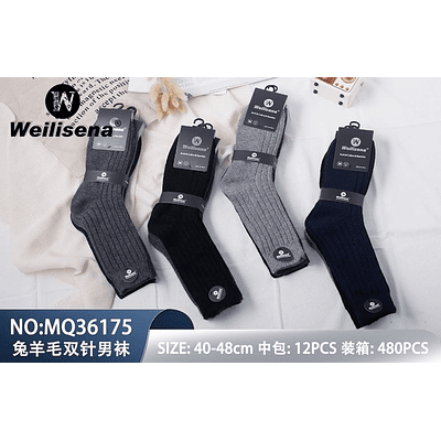 Tripack calcetines de paño de caballero