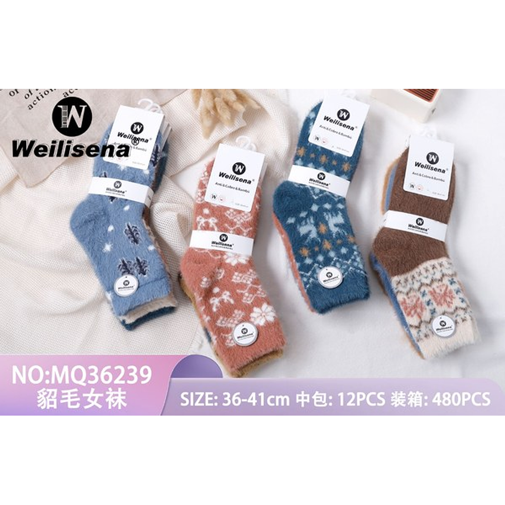 Tripack calcetines de paño de dama