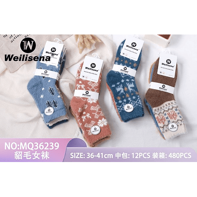 Tripack calcetines de paño de dama