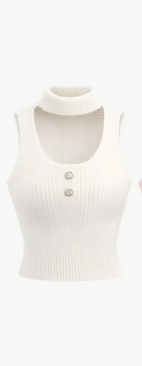 BLUSA CROP TEJIDO PUNTO SUAVE XC47002