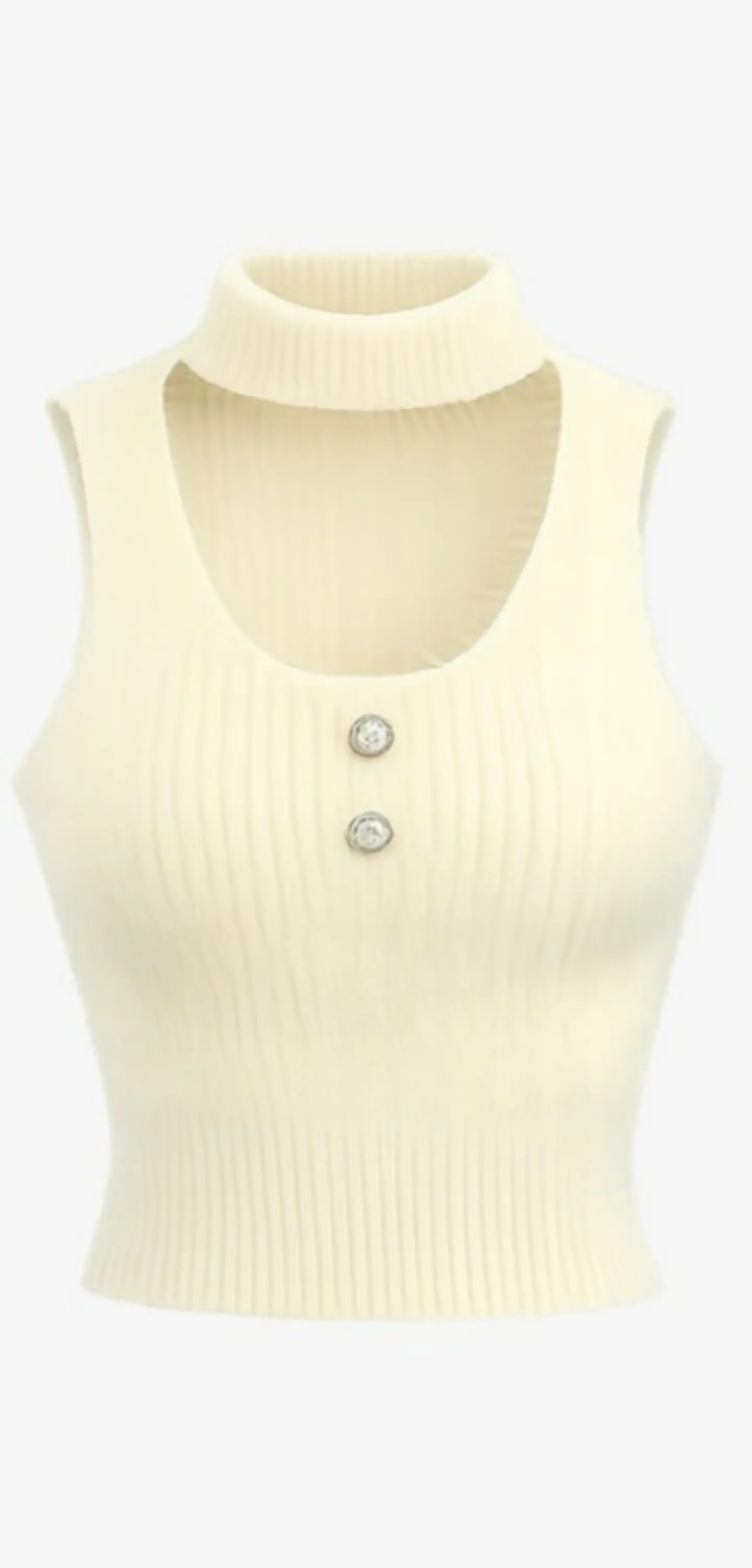 BLUSA CROP TEJIDO PUNTO SUAVE XC47002 4