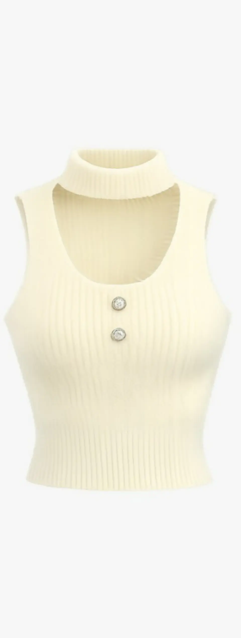 BLUSA CROP TEJIDO PUNTO SUAVE XC47002 4