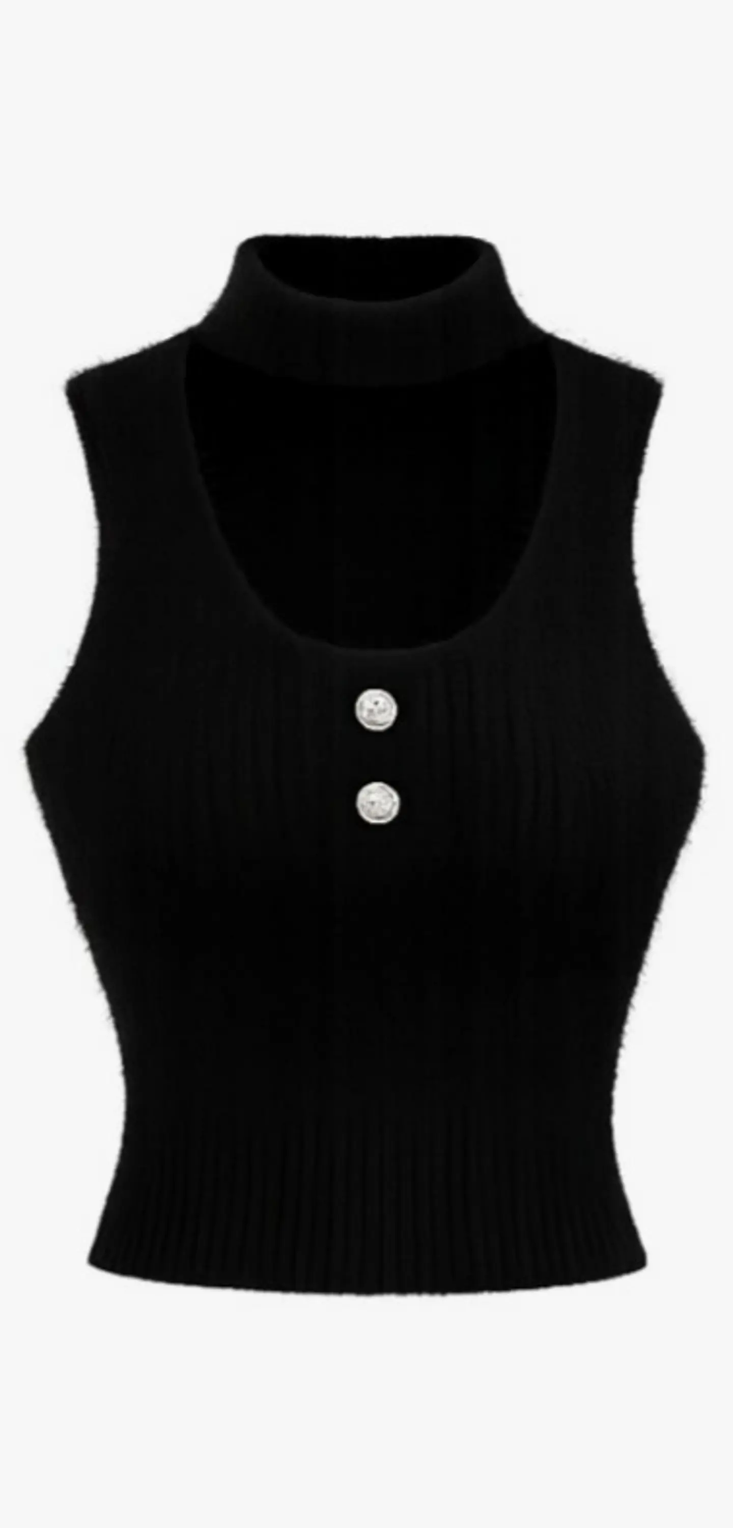 BLUSA CROP TEJIDO PUNTO SUAVE XC47002 5
