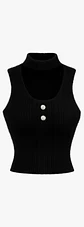 BLUSA CROP TEJIDO PUNTO SUAVE XC47002 - Miniatura 5