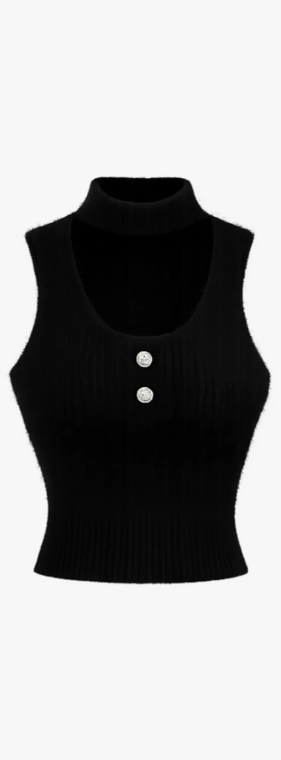 BLUSA CROP TEJIDO PUNTO SUAVE XC47002 5