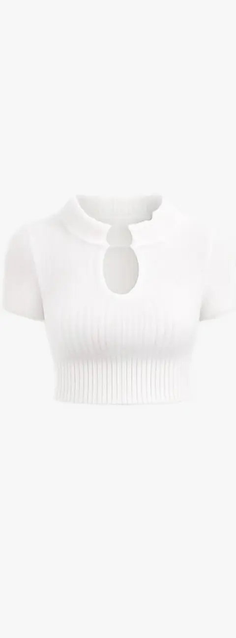 BLUSA ESCOTE ONDULADO XC47003