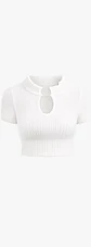 BLUSA ESCOTE ONDULADO XC47003 - Miniatura 2