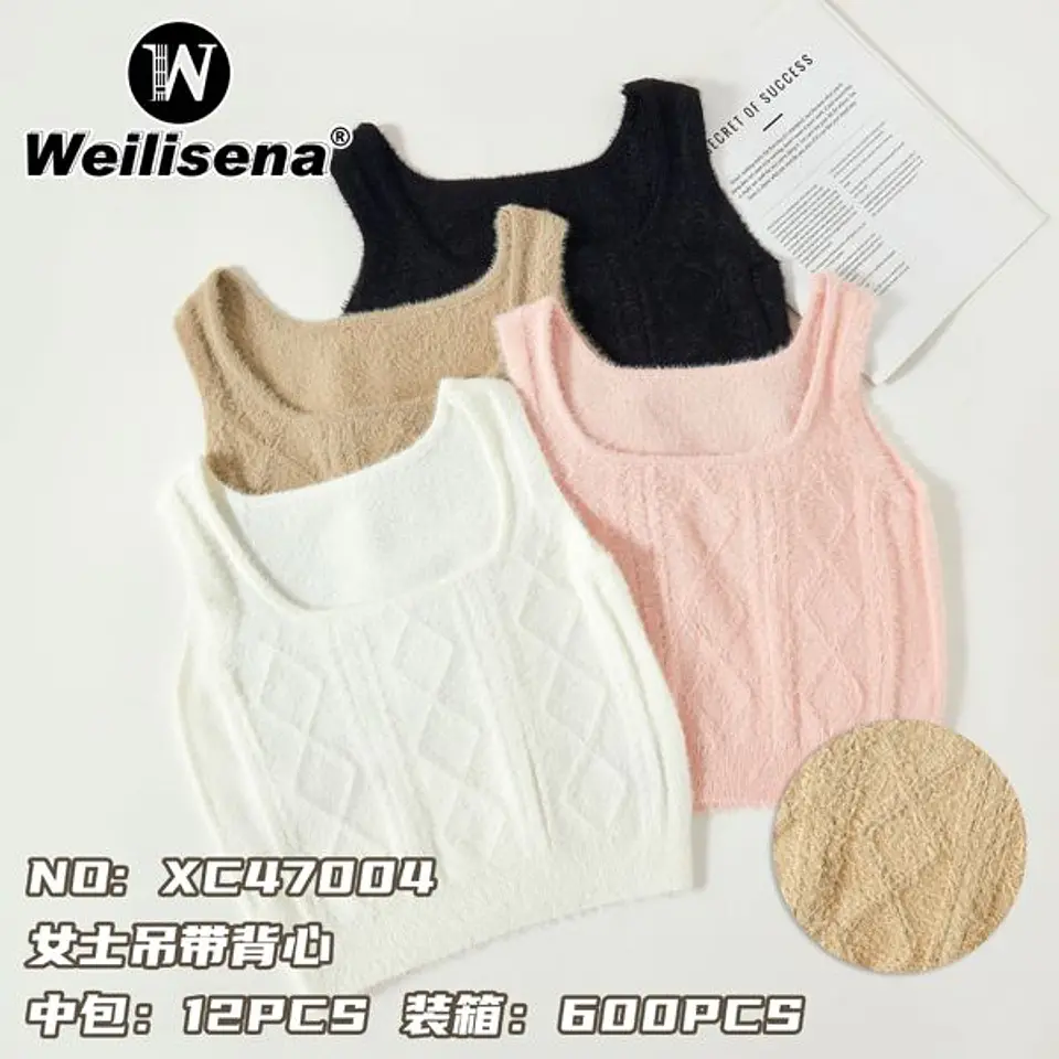 BLUSA TEJIDA DE TIRANTES XC47004 1