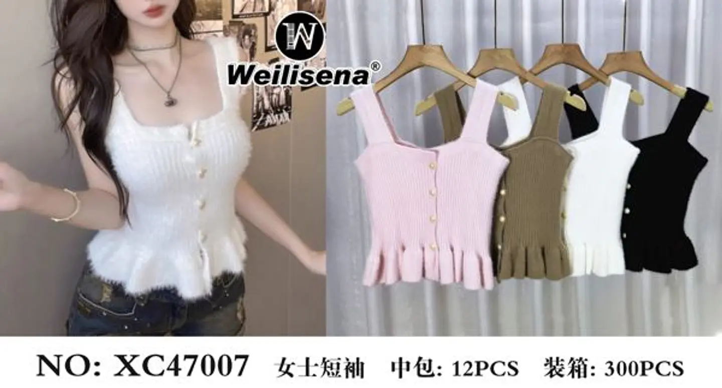 BLUSA TEJIDA CON BOTONES XC47007 1