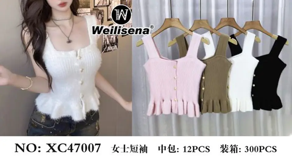 BLUSA TEJIDA CON BOTONES XC47007 1