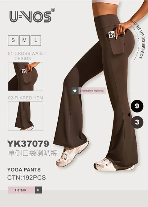 CALZA FLARE CON BOLSILLO YK37079