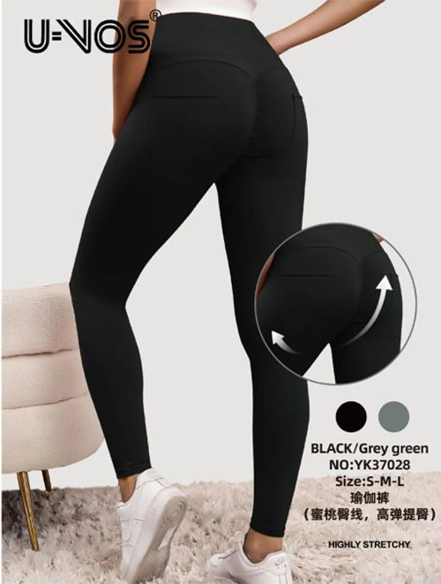 CALZA PITILLO PUSH UP YK37028 1