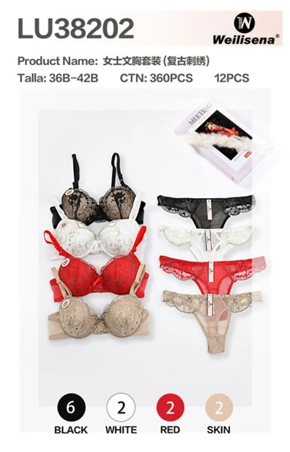 CONJUNTO ROSAS DORADAS COPA B LU38202 1