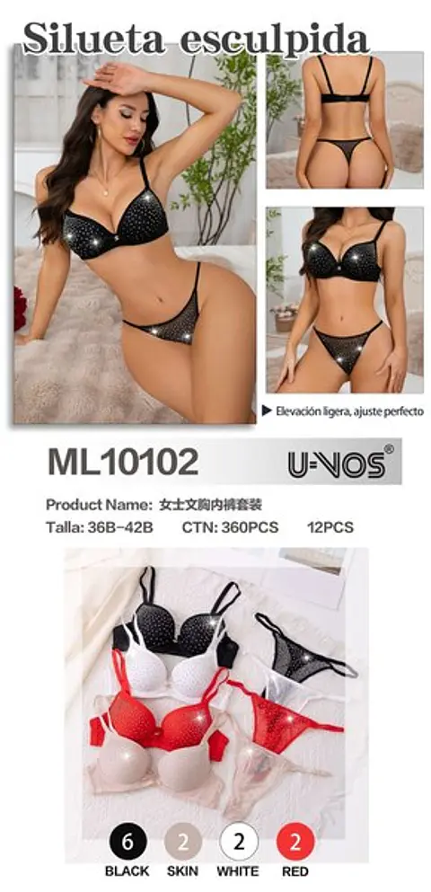 CONJUNTO BRILLANTE COPA B ML10102
