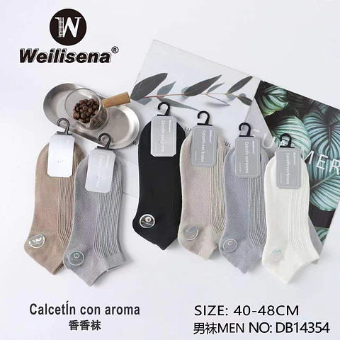 CALCETA CABALLERO CON AROMA DB14354