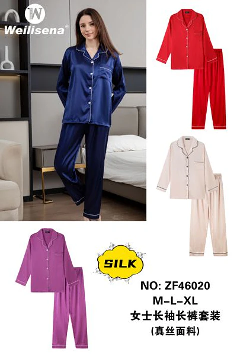 PIJAMA SATIN DAMA ZF46020