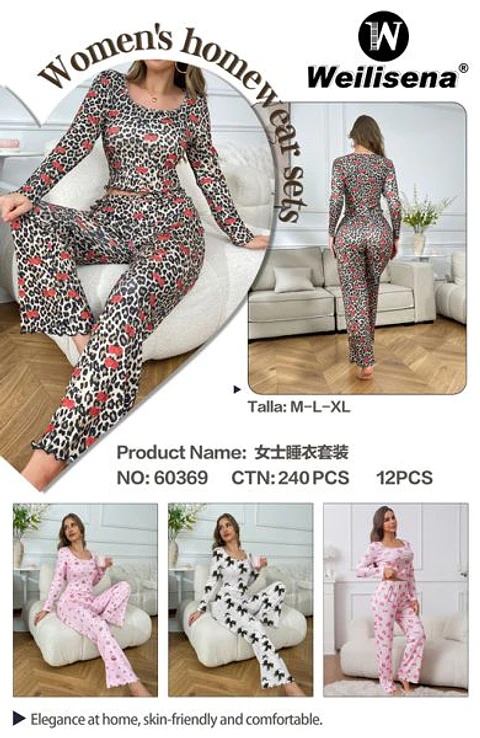 PIJAMA MANGA LARGA + PIJAMA CORTA 