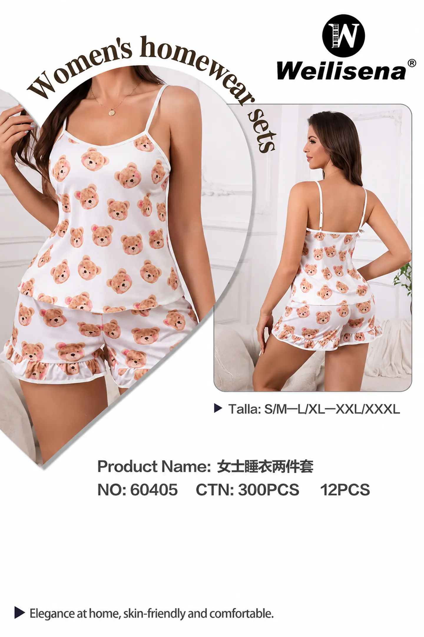 PIJAMA SATIN + PIJAMA CORTA 2