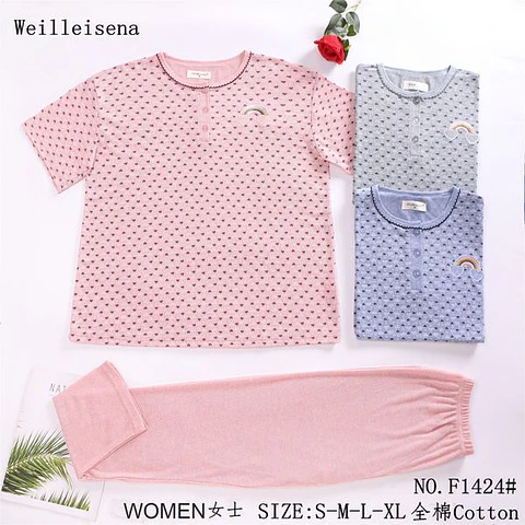 PIJAMA COTTON CORAZON F1424