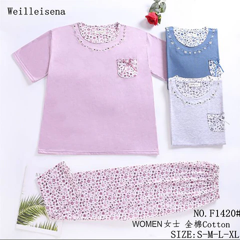 PIJAMA FLORES F1420