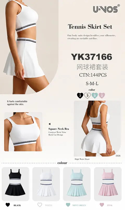 Conjunto Deportivo Falda Tennis – YK37166
