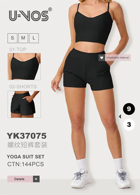 CONJUNTO SHORT+TOP YK37075