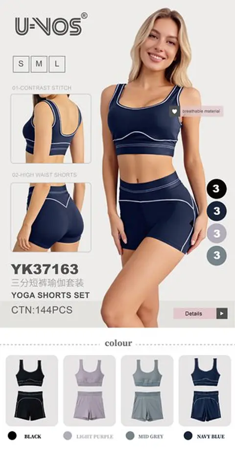CONJUNTO SHORT+PETO YK37163