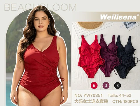 TRAJE DE BAÑO COMPLETO EXTRA LINDA YW70351
